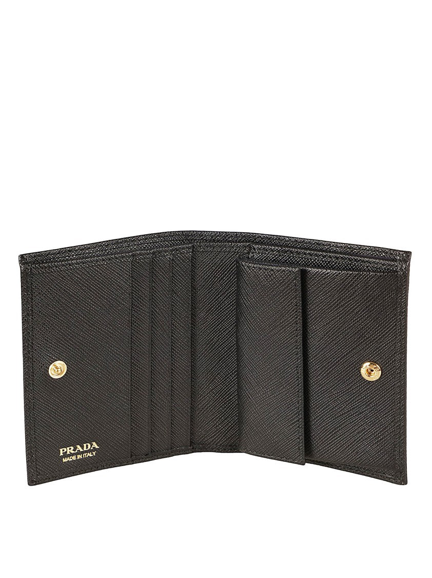 Prada Saffiano Leather Wallet With Timeless Design