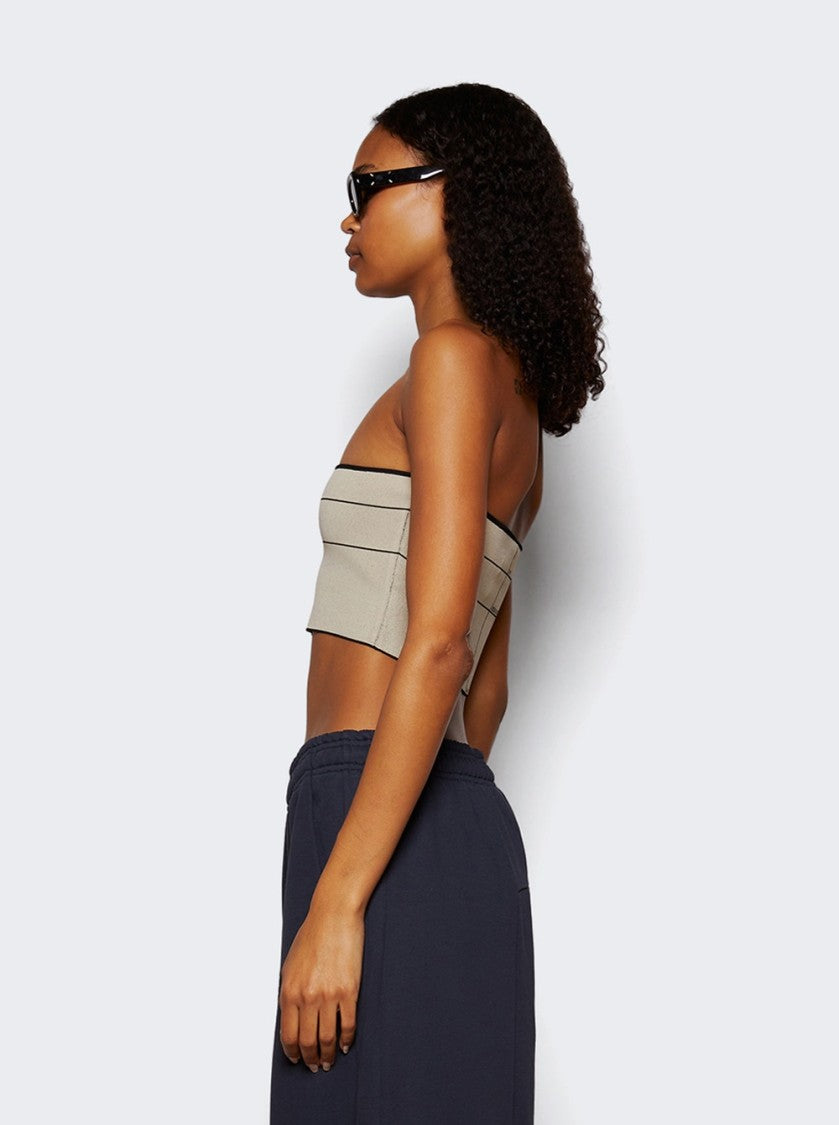 Vetements Mannequin Knitted Top Beige