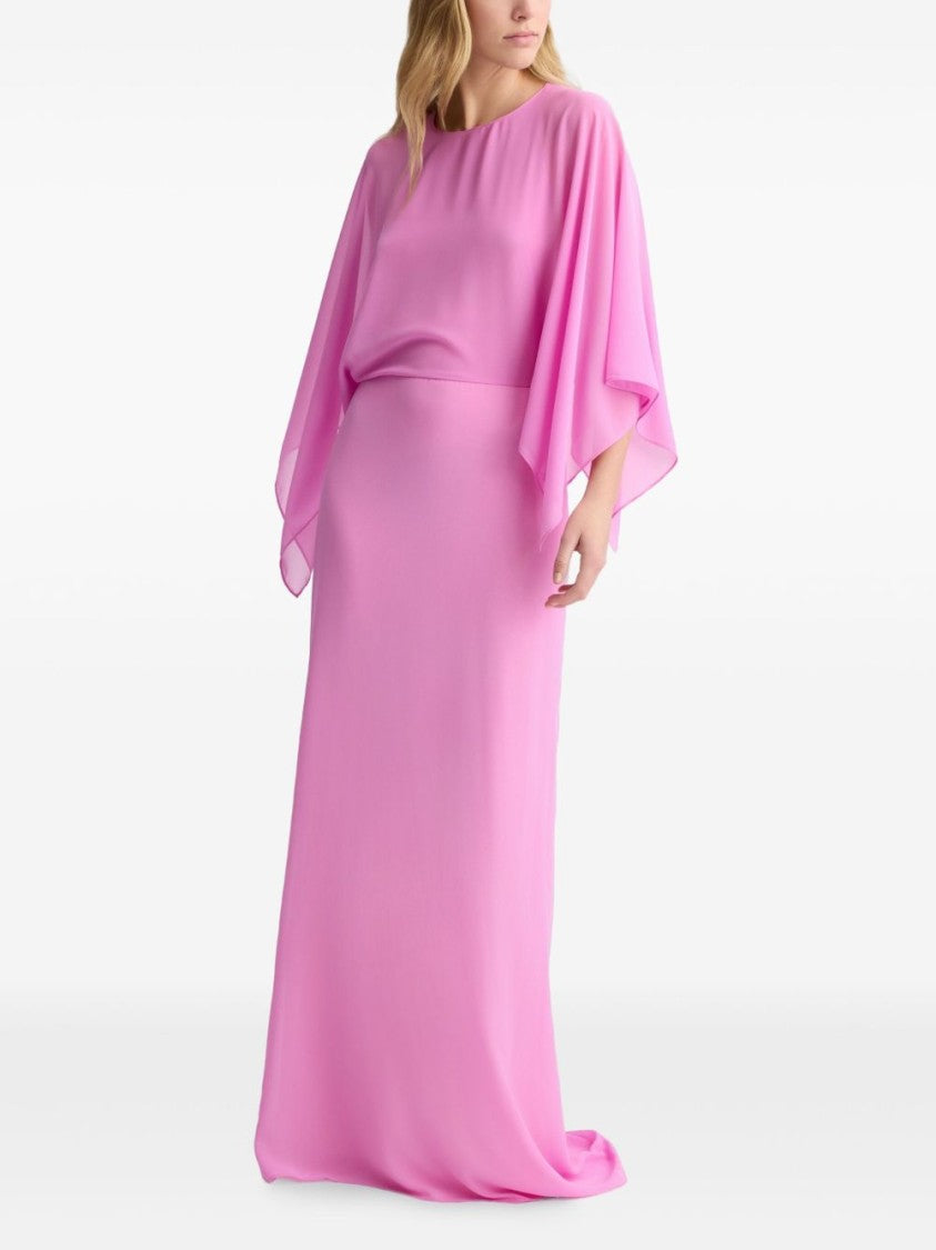 Liu Jo Maxi Dress With Draped Sleeves
