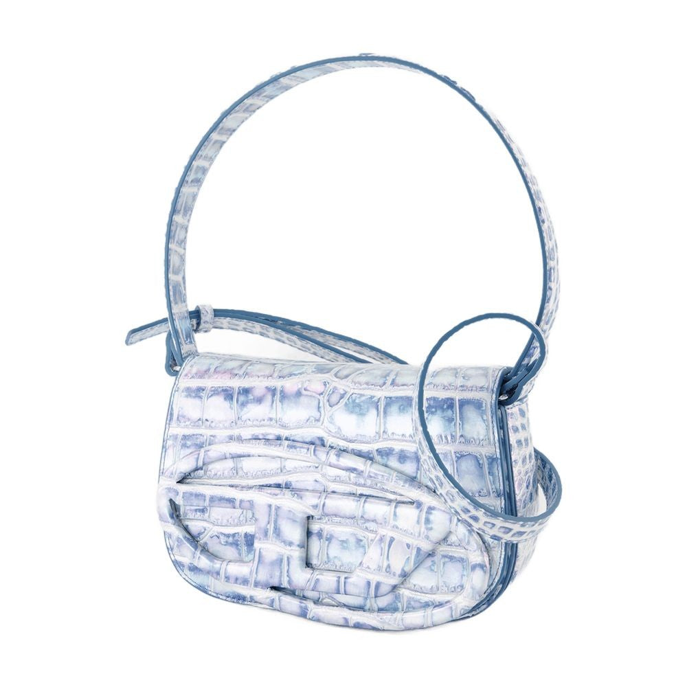 Diesel 1Dr Shoulder Bag - Leather - Blue