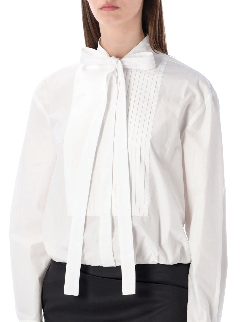 The Attico Black And White Mini Dress