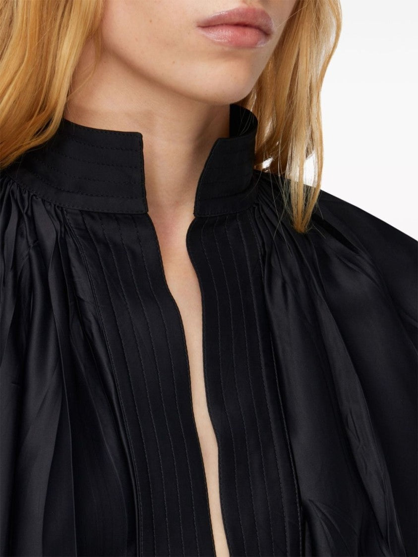 Ferragamo Crinkled Finish Top