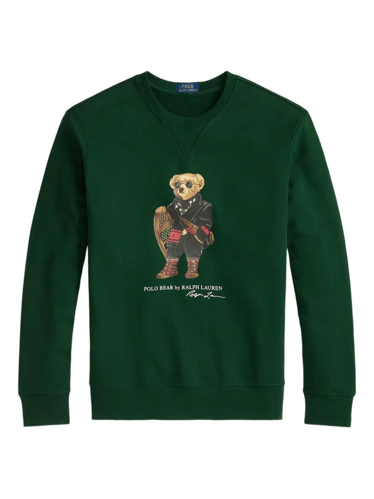 Polo Ralph Lauren Graphic Bear Print Long Sleeve Sweatshirt