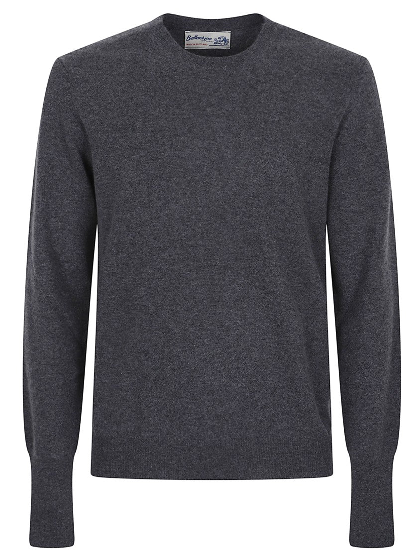 Ballantyne Cashmere Sweater With Crew Neck