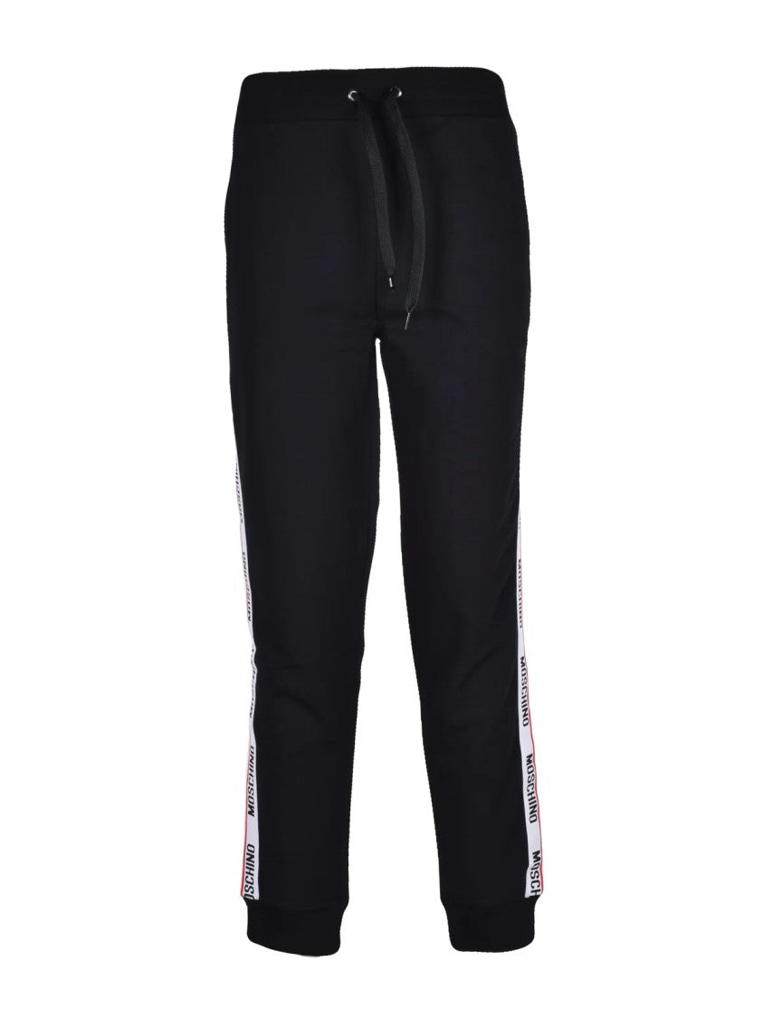 Moschino Close-Fitting Track Pants With Drawstring Waistband And Signature Branding