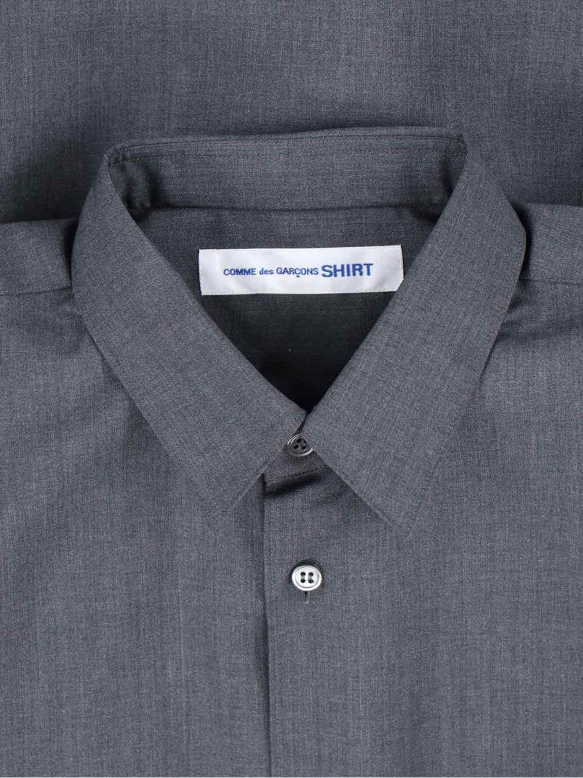 Comme Des Garçons Classic Wool Shirt – Grey