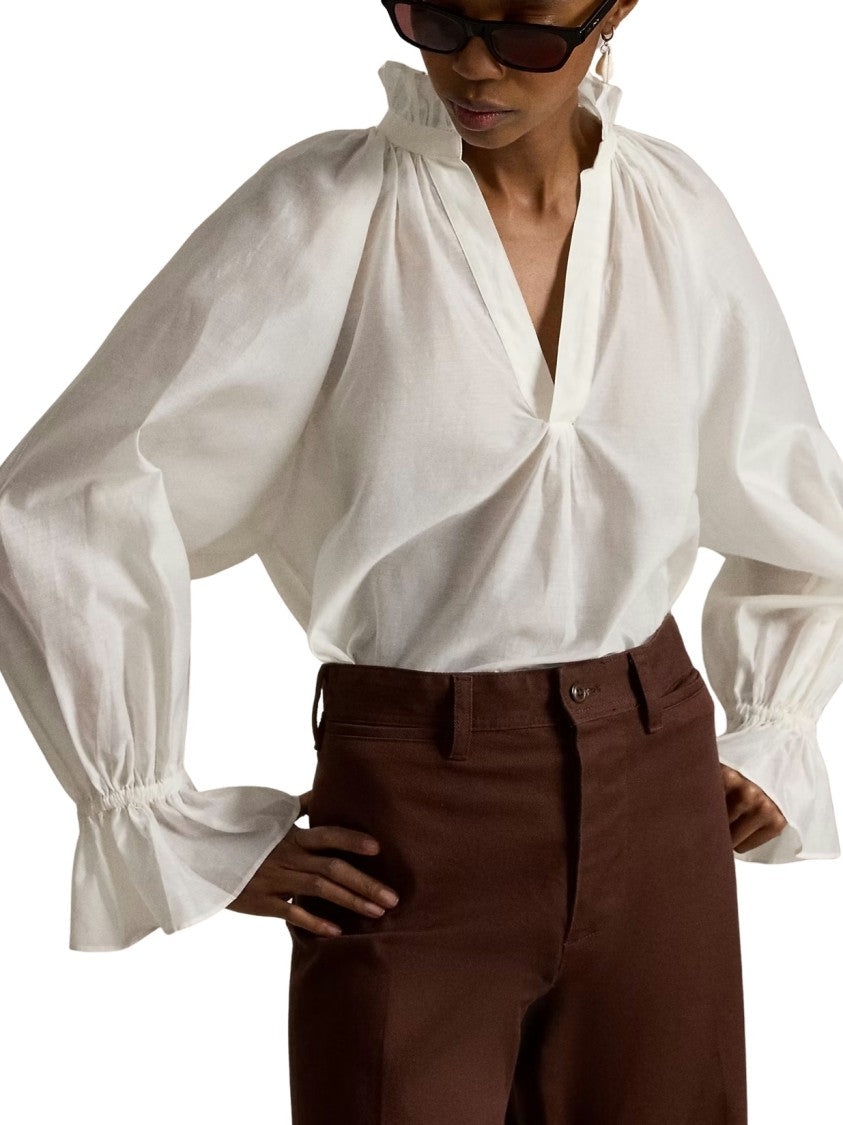 Polo Ralph Lauren Cotton-Silk Organdy Shirt
