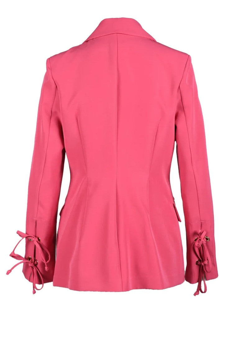 Gil Santucci Pink Polyester Elastane Jacket