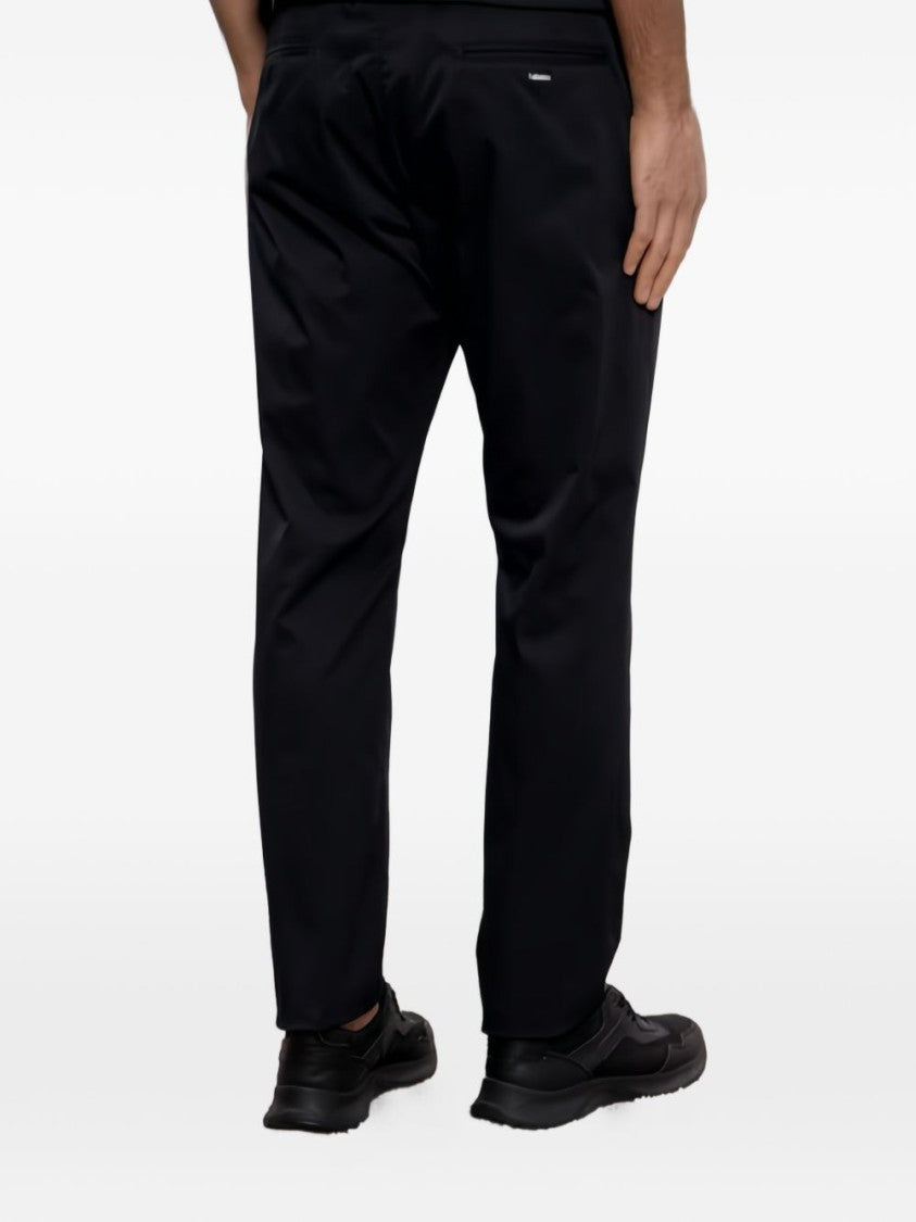 Herno Regular Fit Black Trousers