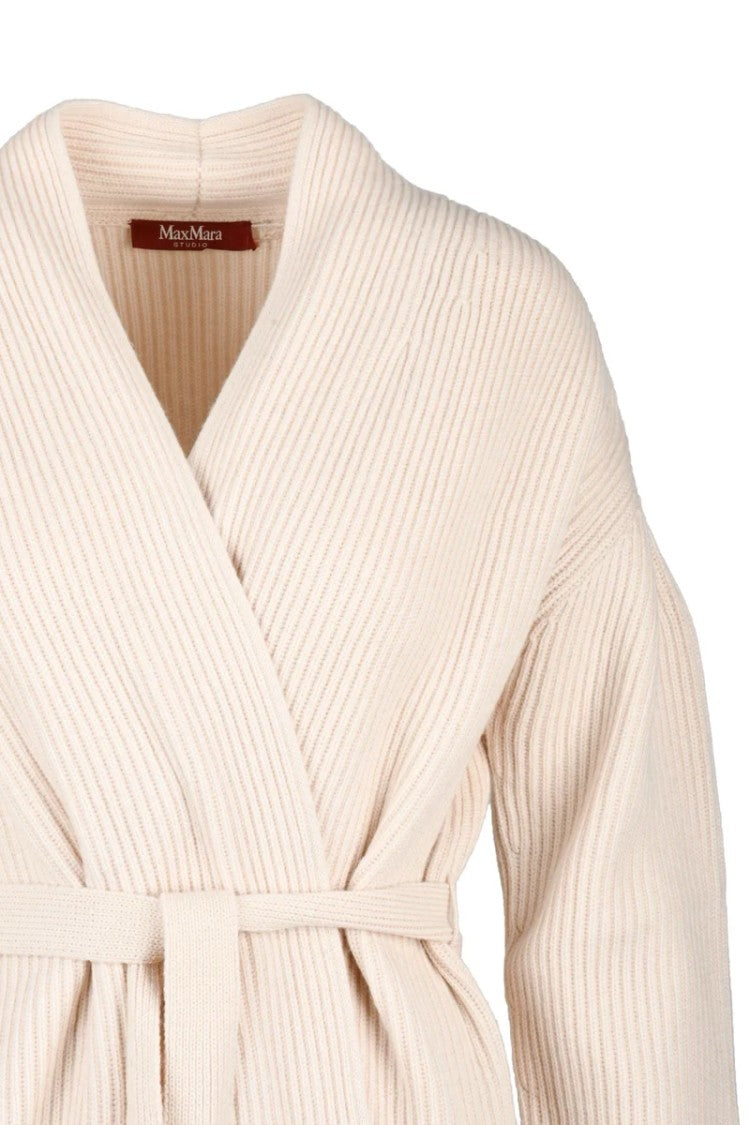 Max Mara Verna Maxi Cardigan - White