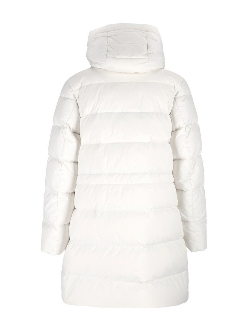 Moorer Klie-Stp White Quilted Padded Short Jacket