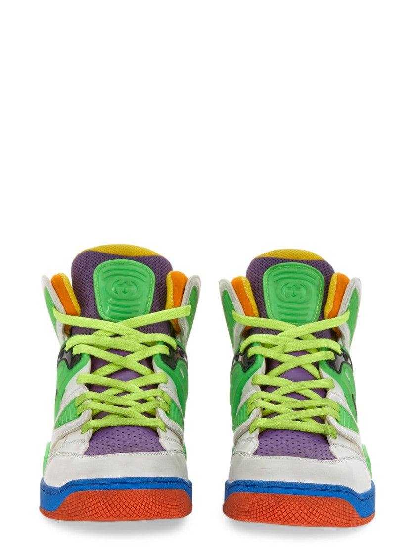 Gucci White Minimalistic Sneakers With Rubber Sole