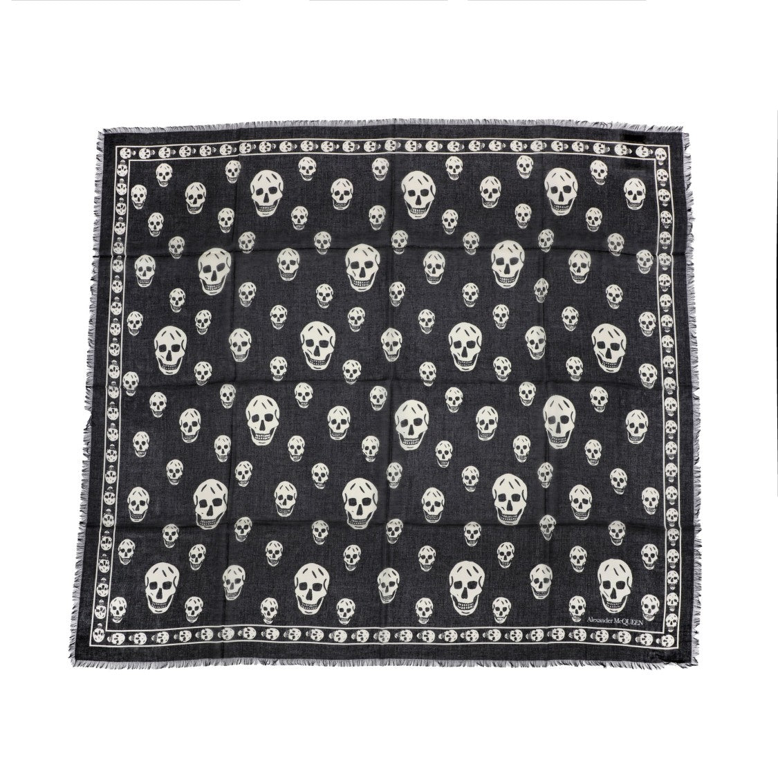 Alexander Mcqueen Skull Silk Scarf