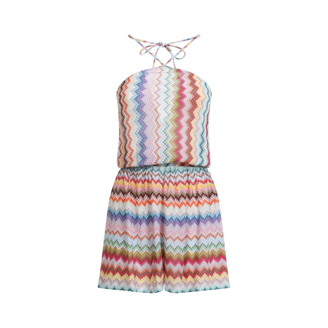 Missoni Multicolor Viscose Short Jumpsuit