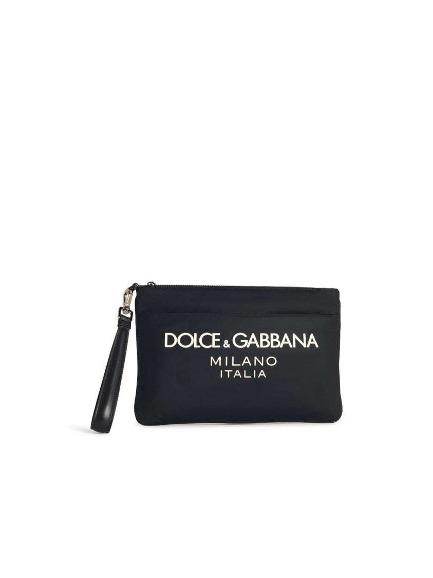 Dolce & Gabbana Black Nylon Beauty Pouch
