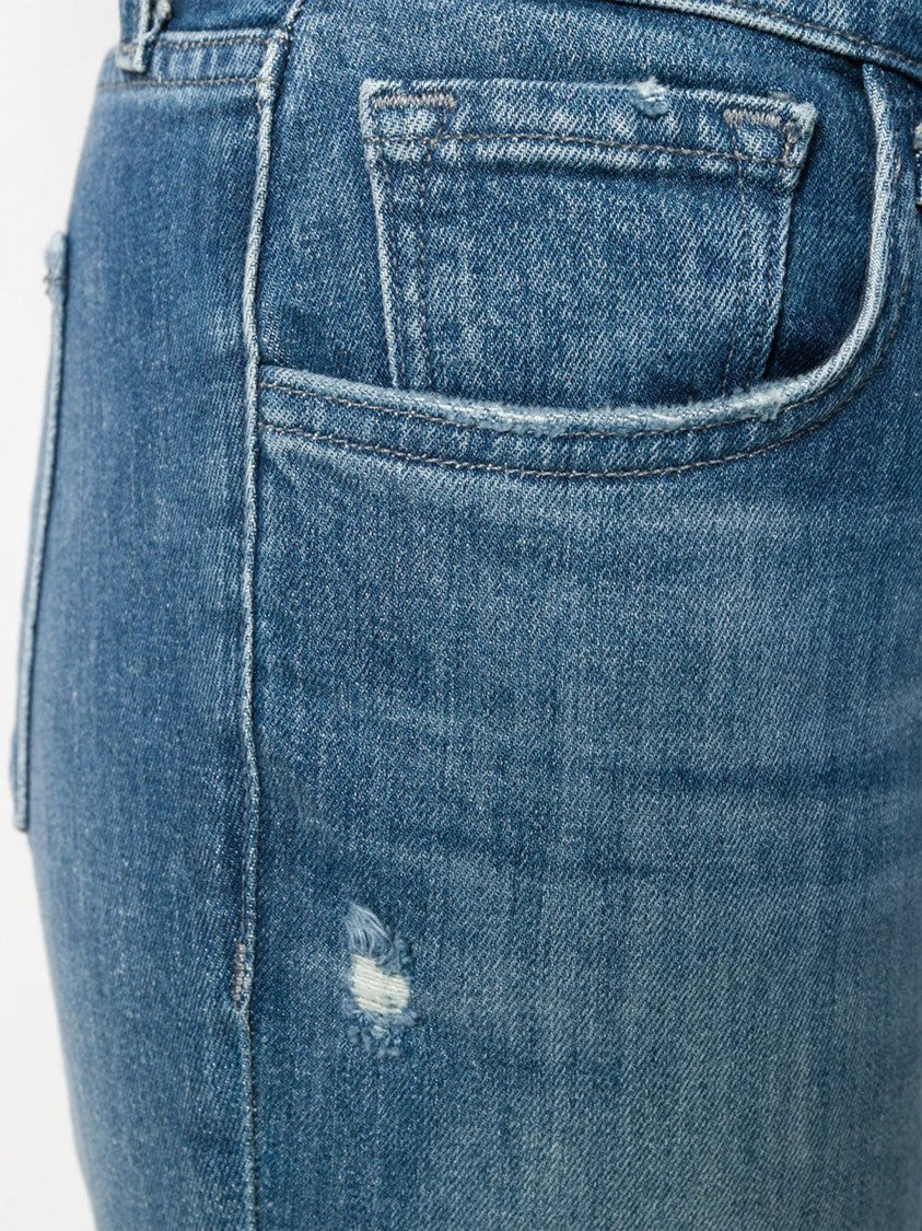J Brand Blue Johnny Mid-Rise Jeans