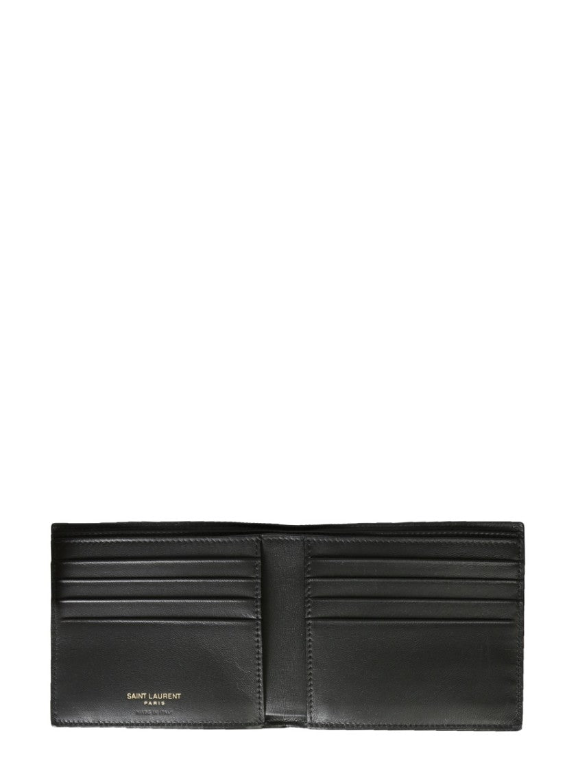 Saint Laurent "Tiny Cassandre East/West" Wallet Small