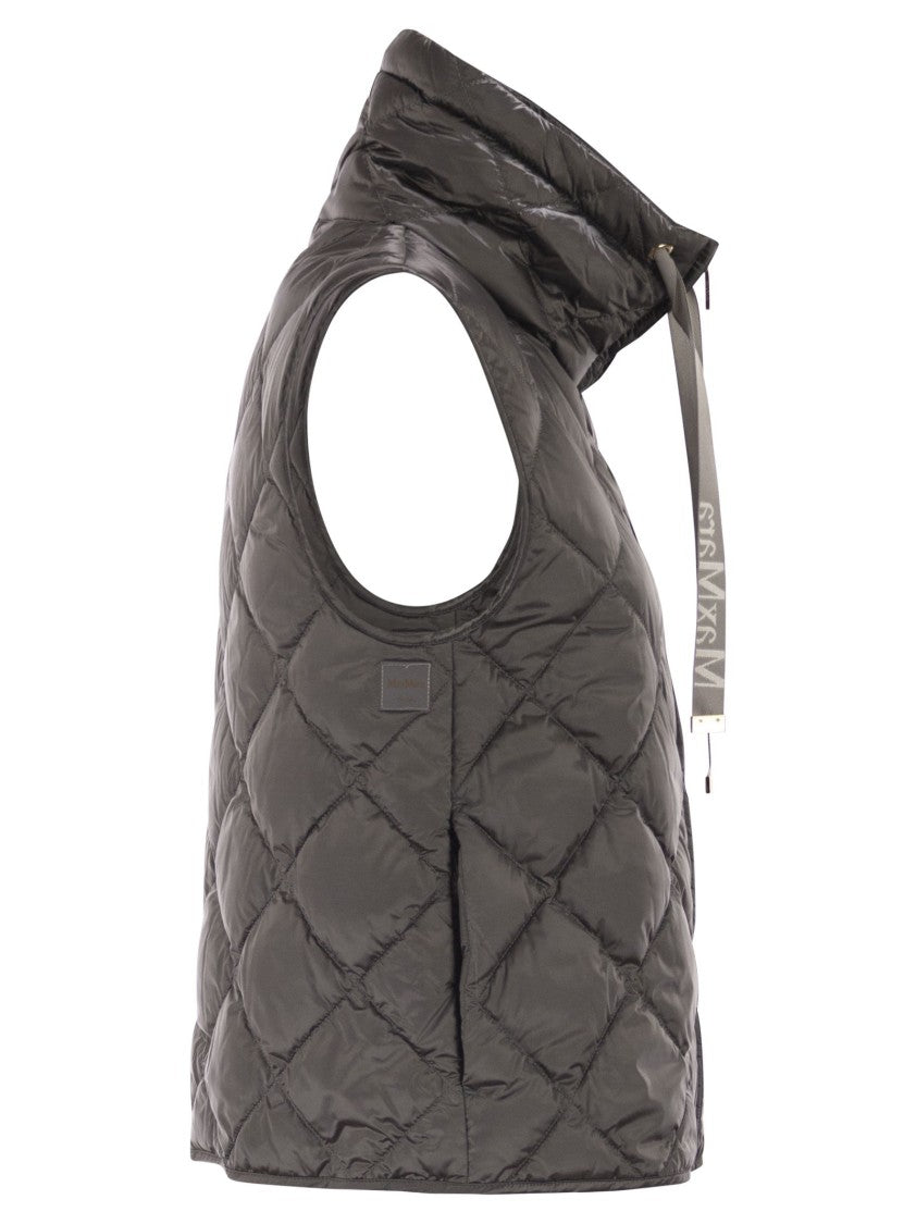 Max Mara Tegic - Drip-Proof Canvas Padded Waistcoat