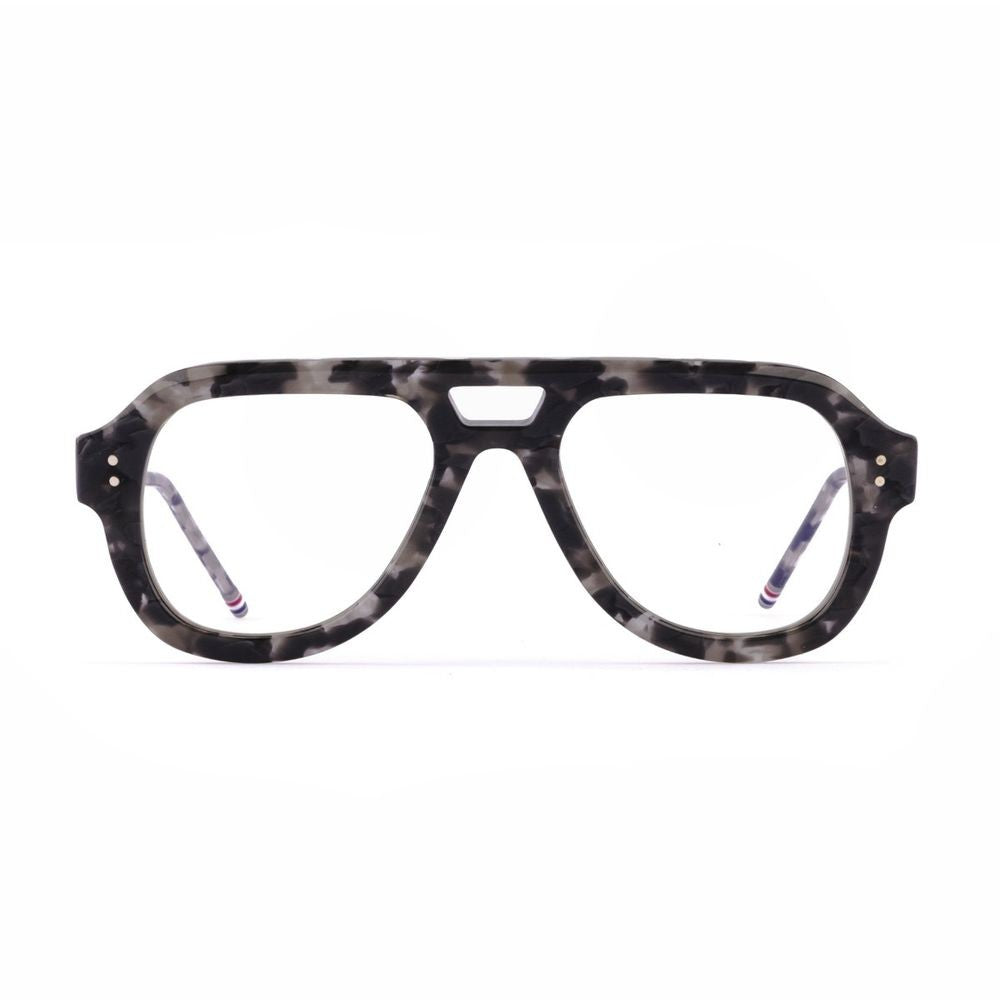 Thom Browne Ueo923a - G0002 Gray Havana Acetate Aviator Sunglasses