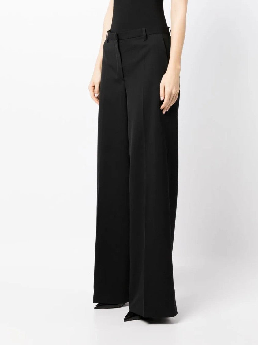 Versace High-Waisted Wide-Leg Trousers