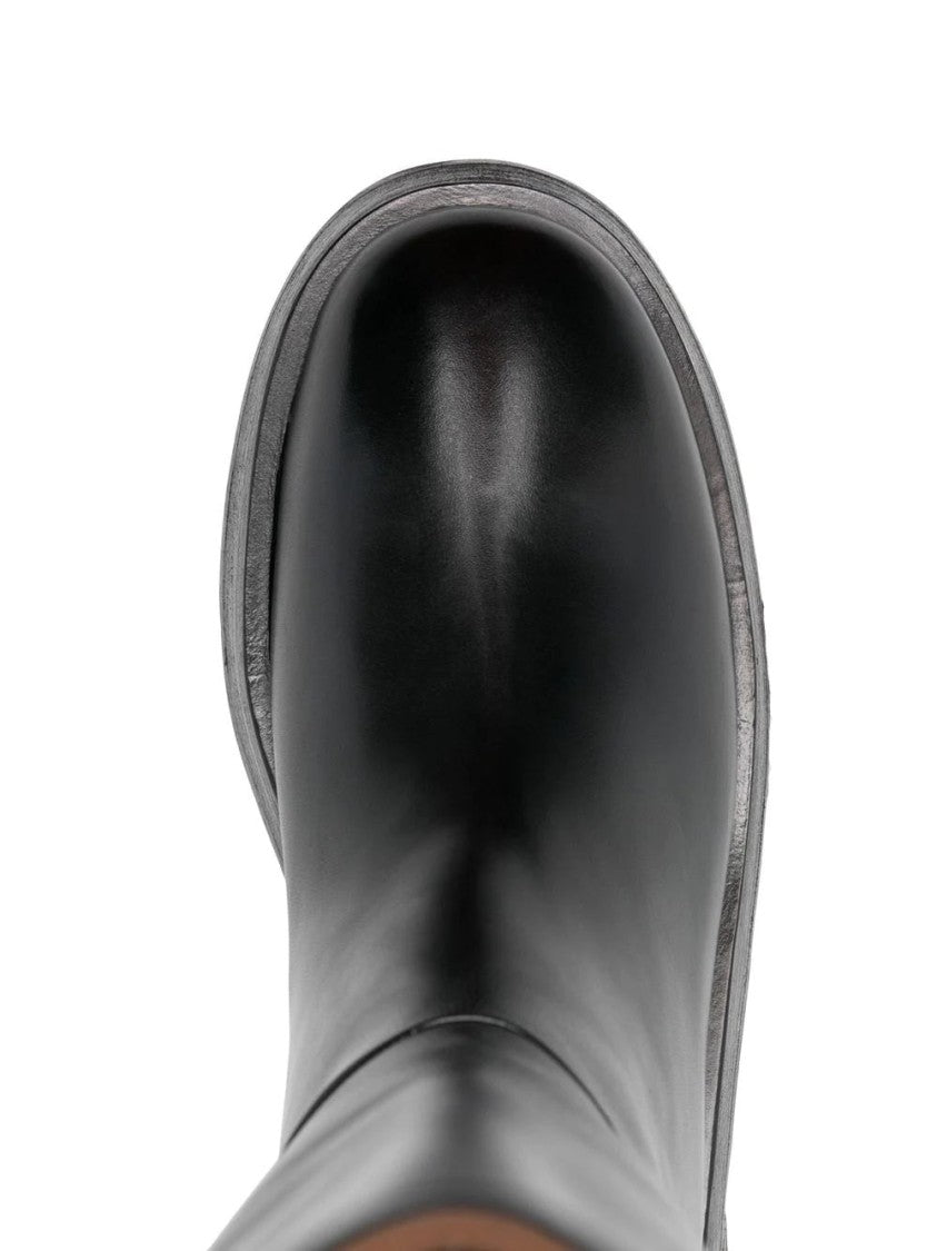 Marsèll Minimalist Long Boots With Smooth Leather Finish