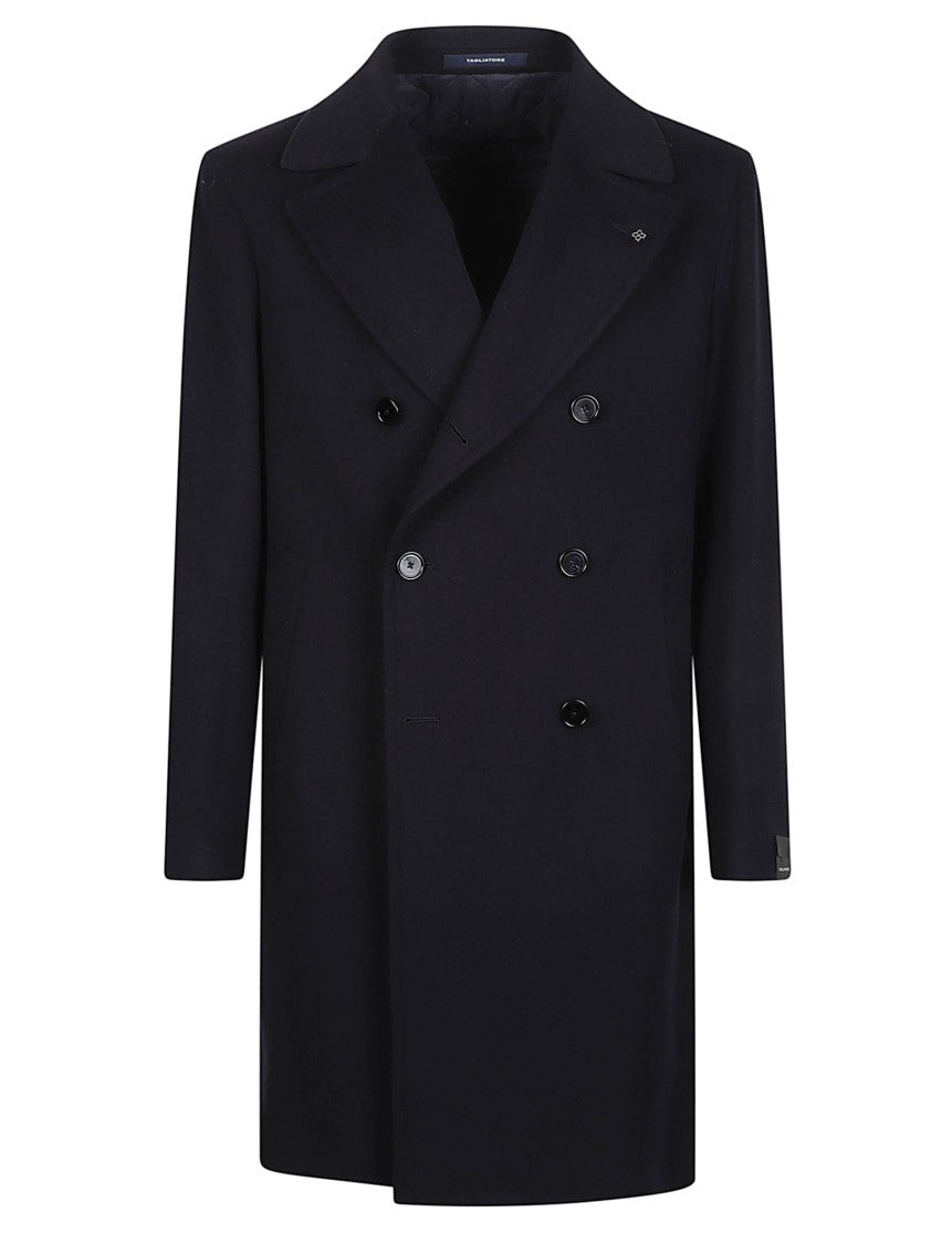 Tagliatore Bruce Double-Breasted Wool-Cashmere Coat