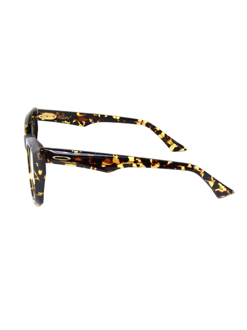 Kiurv Brown Acetate Celluloid 140 Mm Optical Frames