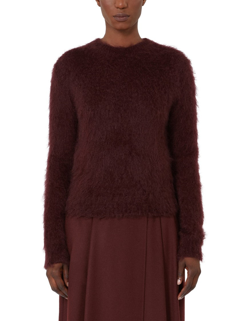 Max Mara Classic Knit Sweater In Mohair-Wool Blend