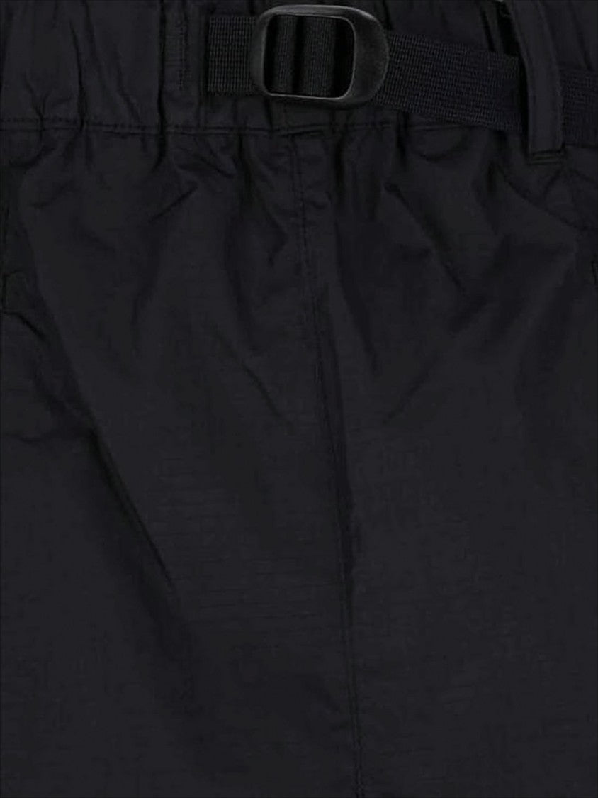 Goldwin Relaxed Fit Black Shorts With Functional Pockets