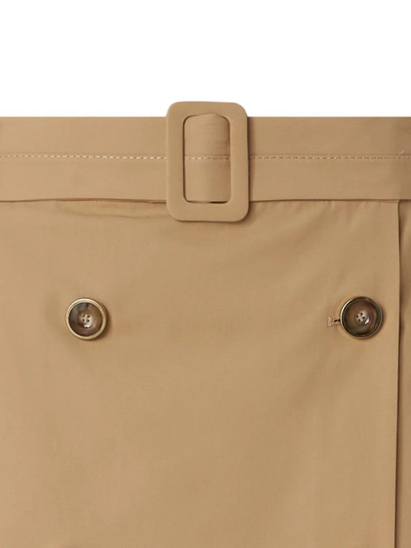 Pinko Double-Breasted Button Belted Mini Skirt