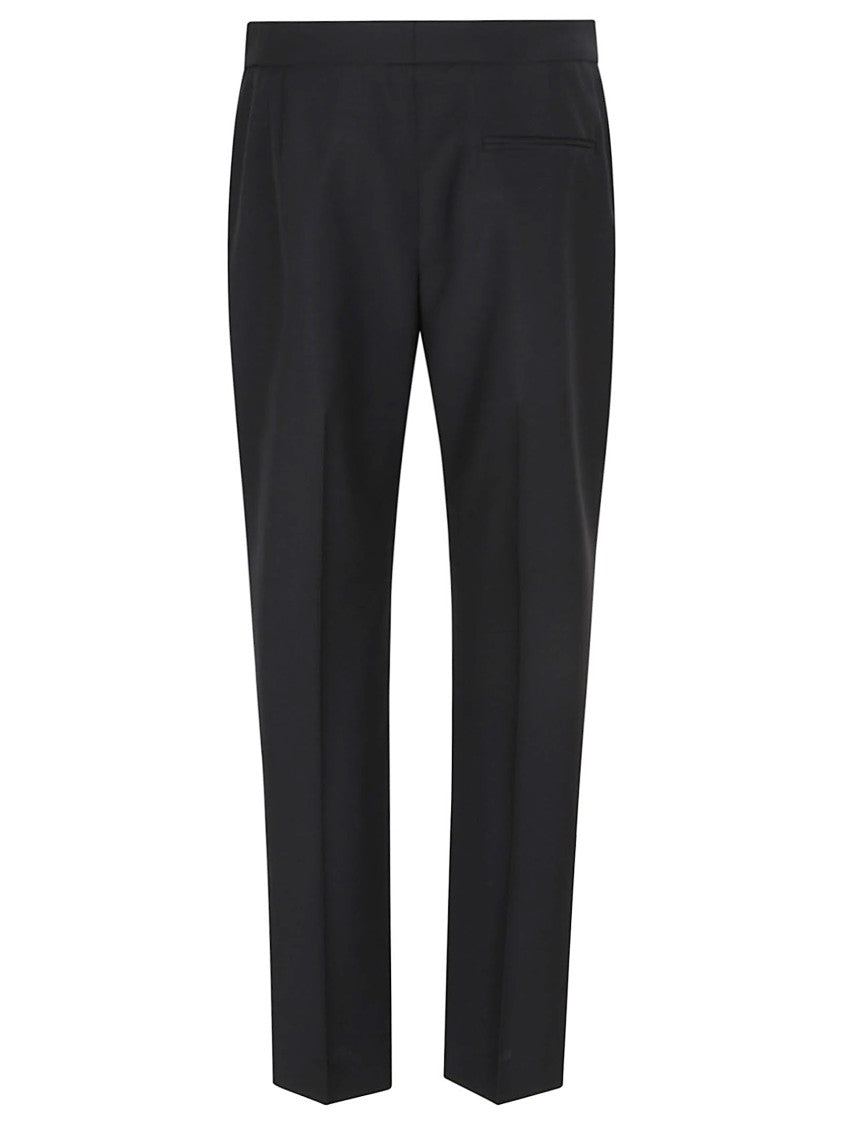 Alexander Mcqueen Cigarette Trousers In Luxurious Wool Blend