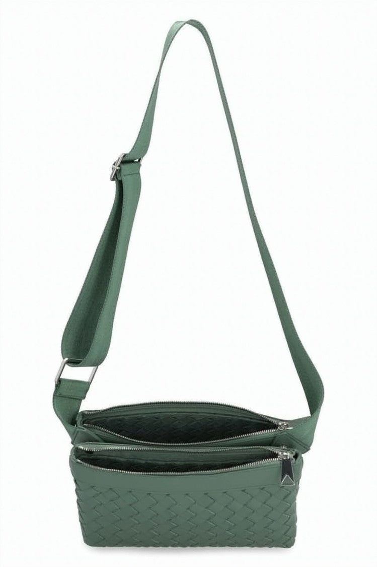 Bottega Veneta Woven Leather Crossbody Bag