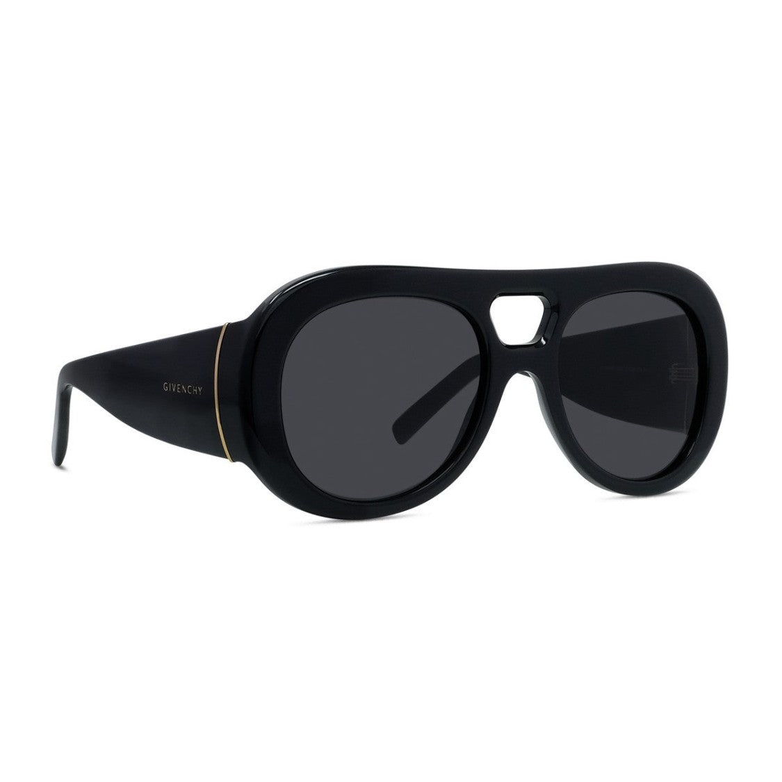 Givenchy Black Bold Gv40128i Acetate Pilot Sunglasses