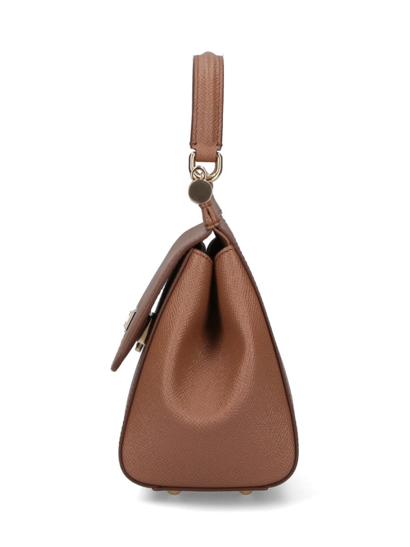 Dolce & Gabbana "Sicily" Medium Handbag Brown