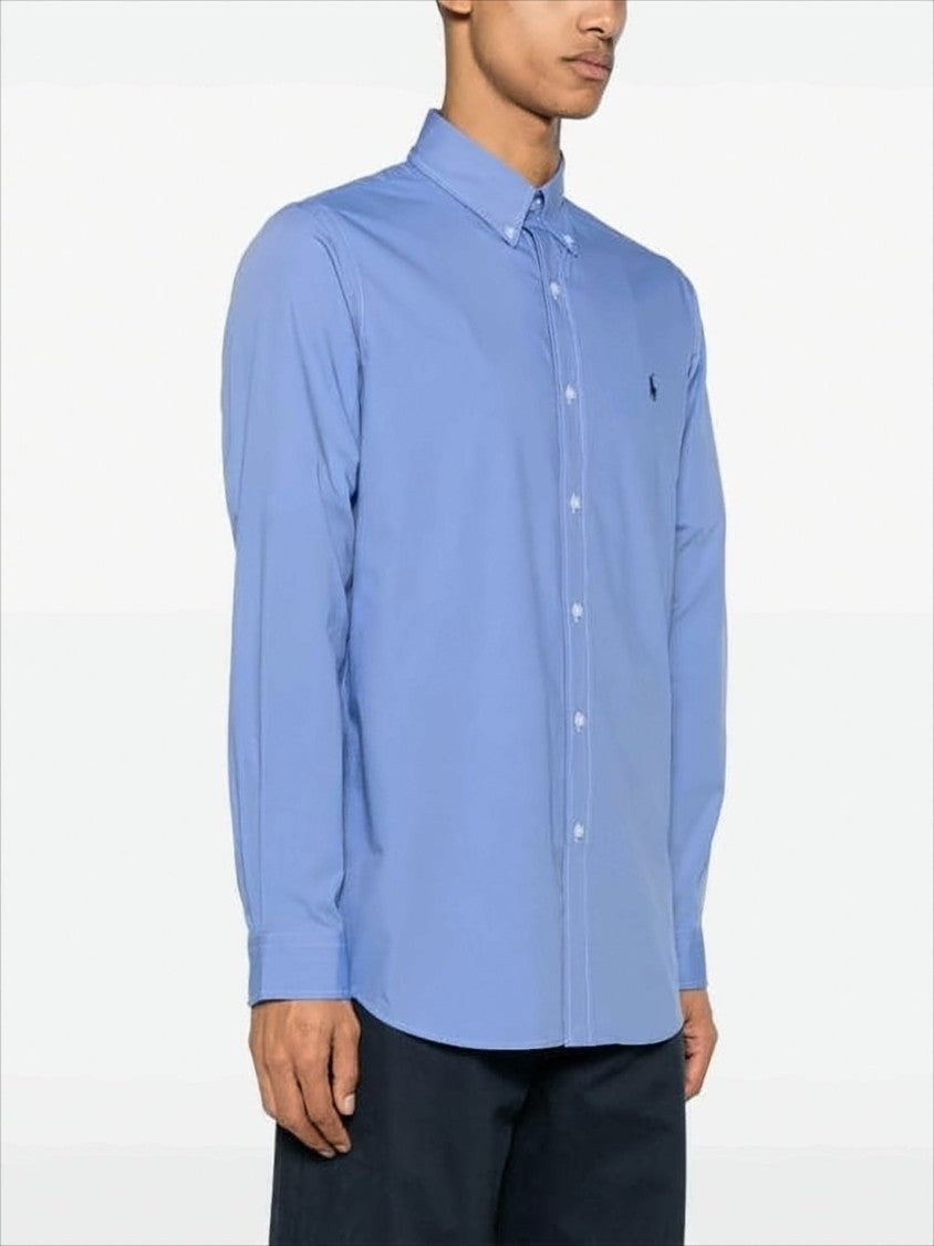 Polo Ralph Lauren Slim Fit Long-Sleeve Button-Up Shirt With Classic Collar