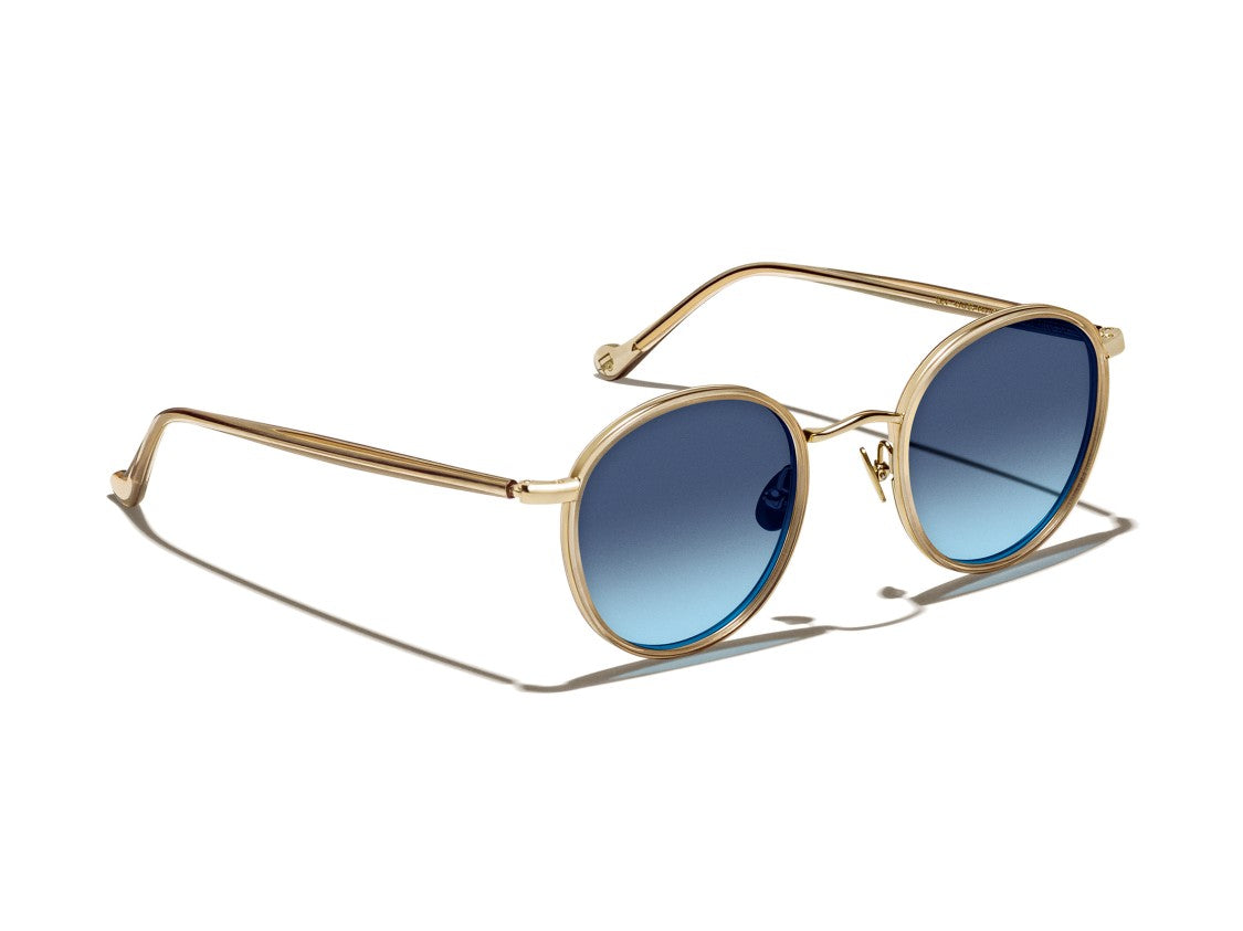Moscot Blue Or-Zev2-S Round Sunglasses