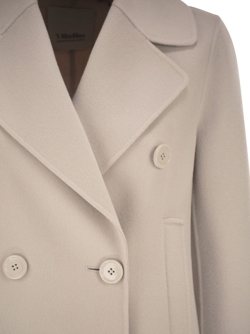Max Mara Smmcustodi - Long Wool Coat With Martingale