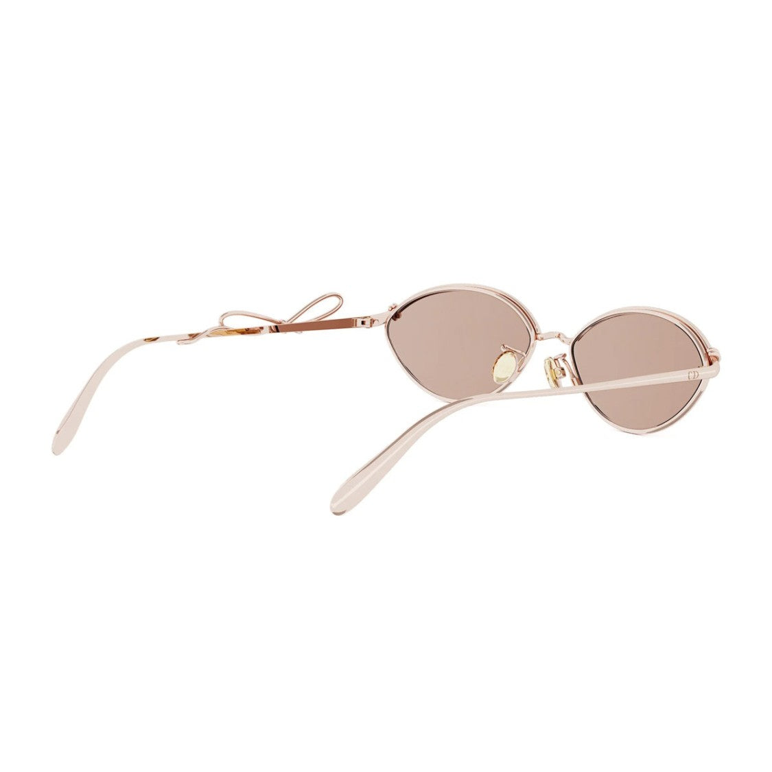 Dior Dior Bow R1u Oval Sunglasses With Delicate Metal Accents