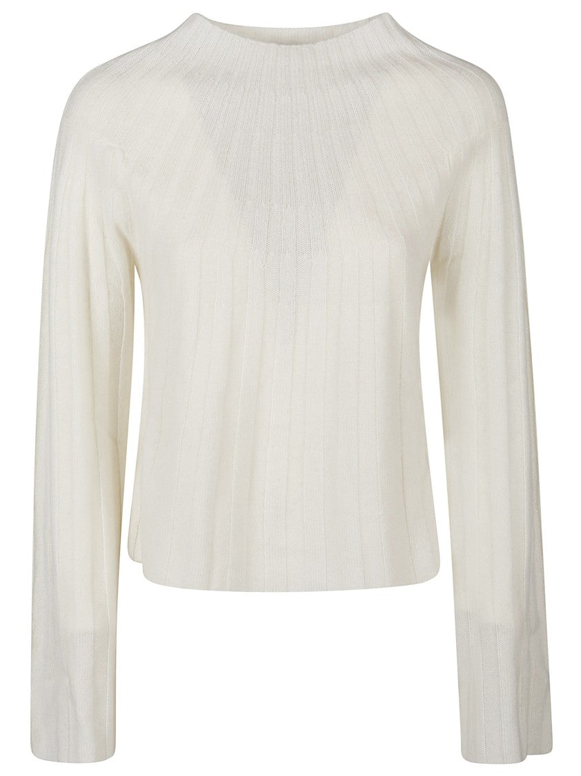 Loulou De Saison Koro Ribbed Cropped Knit Sweater
