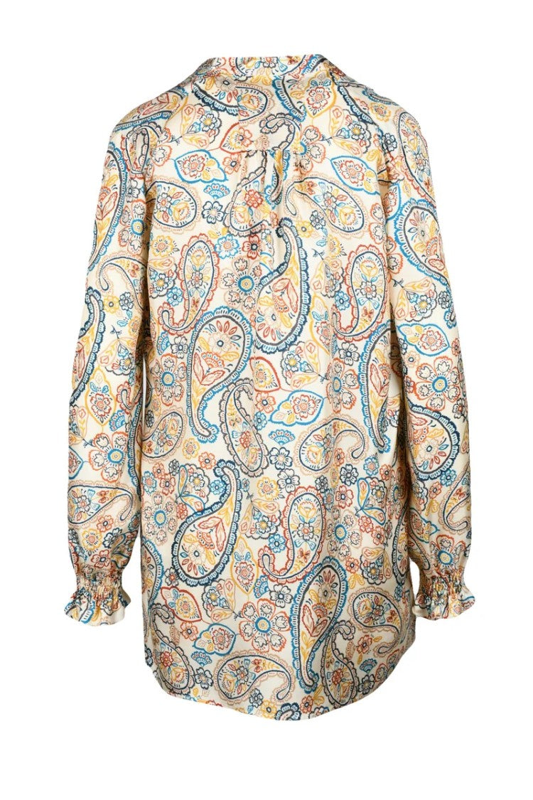 Trame Auree Silk Shirt - White