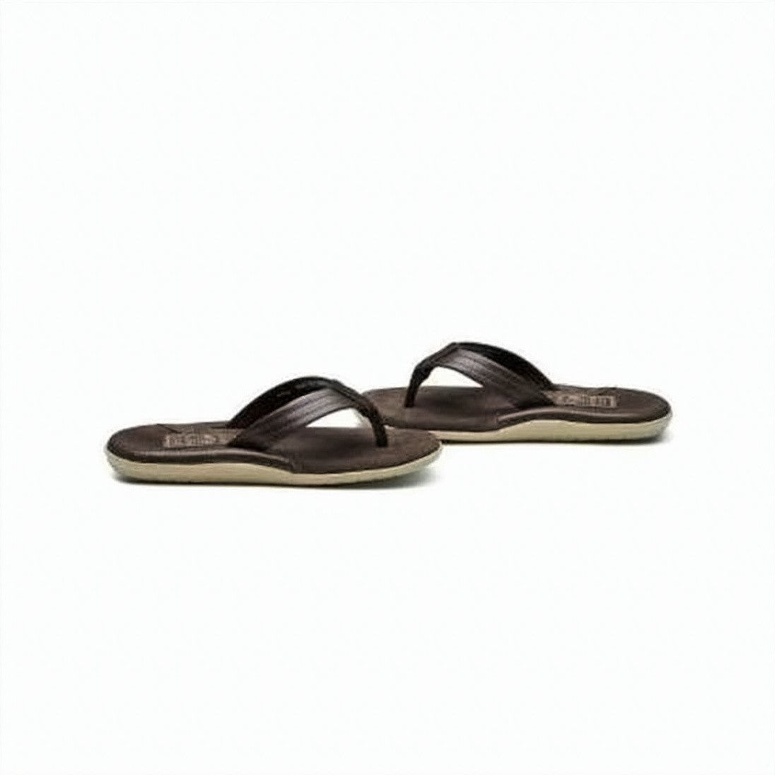Island Slipper Classic Suede Thong Sandals With Rubber Sole