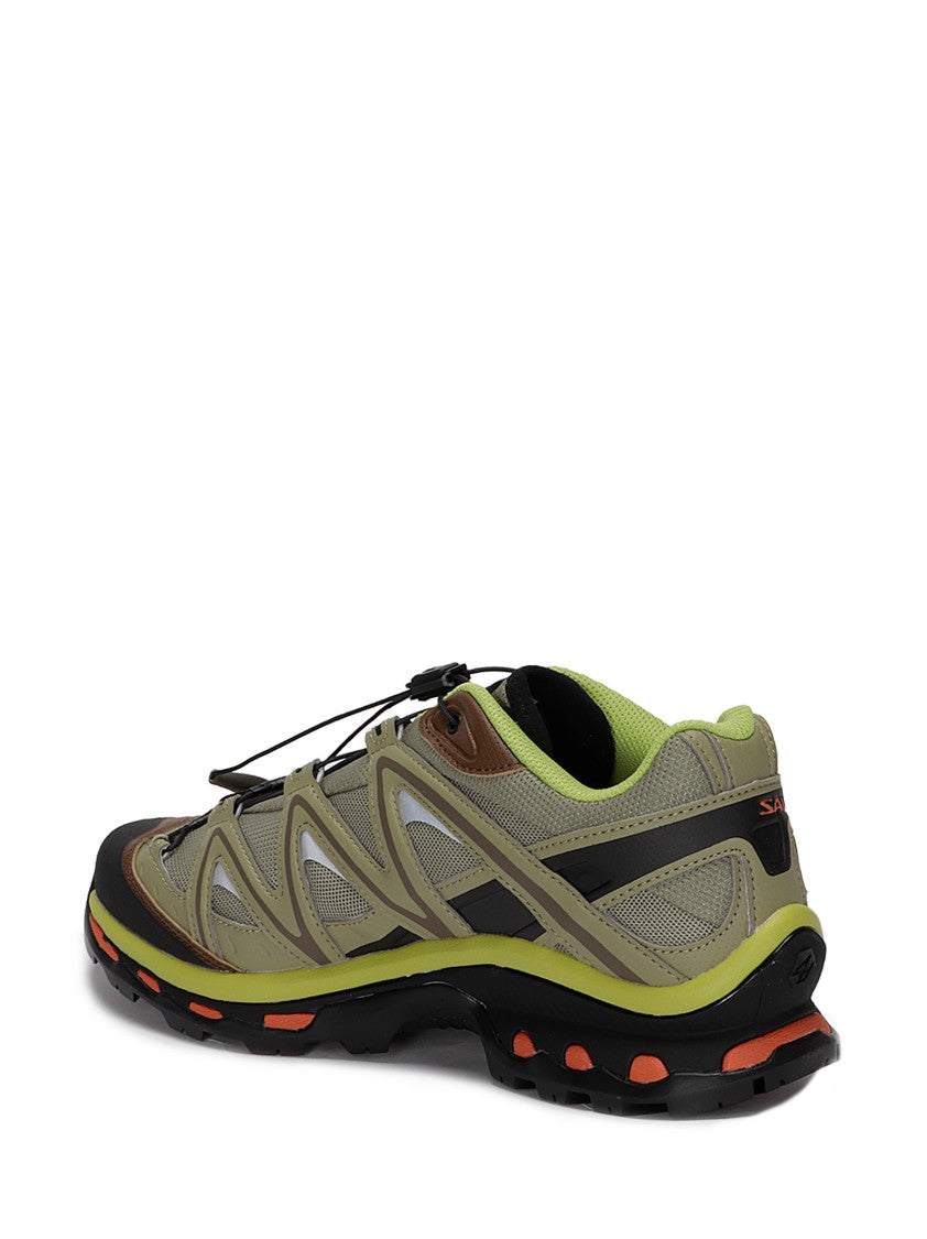 Salomon Rounded Toe Sneakers With Logo-Printed Mesh