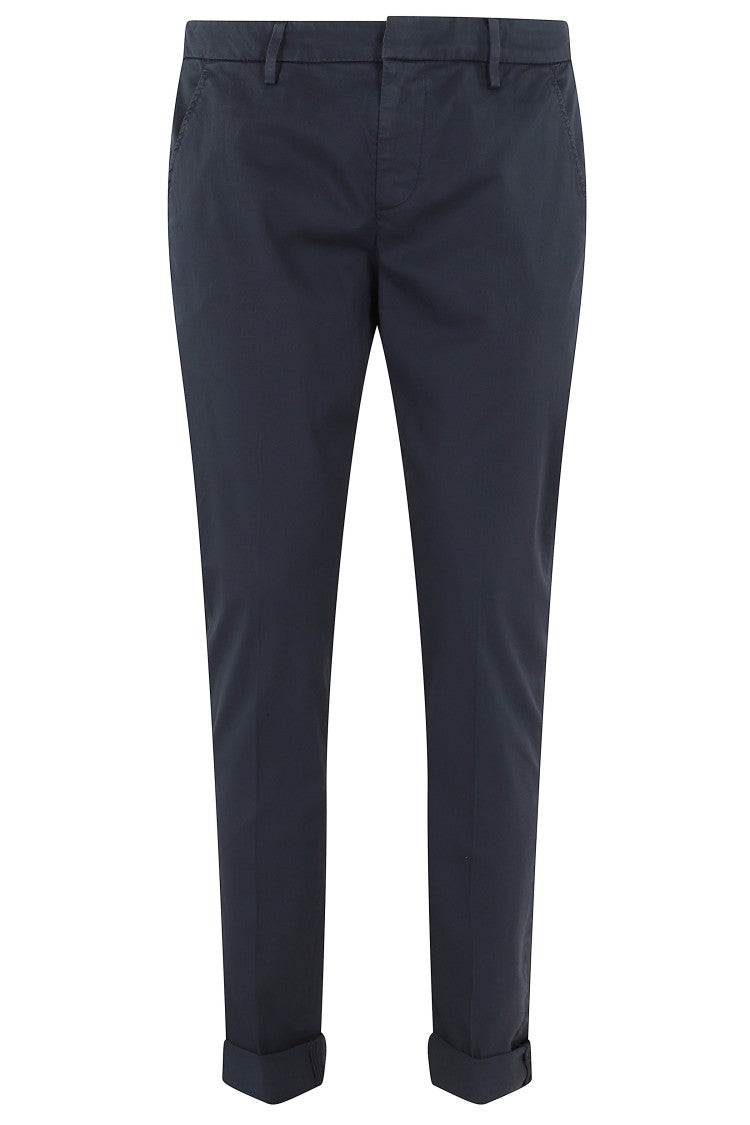 Dondup Blue Slim Chino Gaubert Cotton-Blend Chino Pants