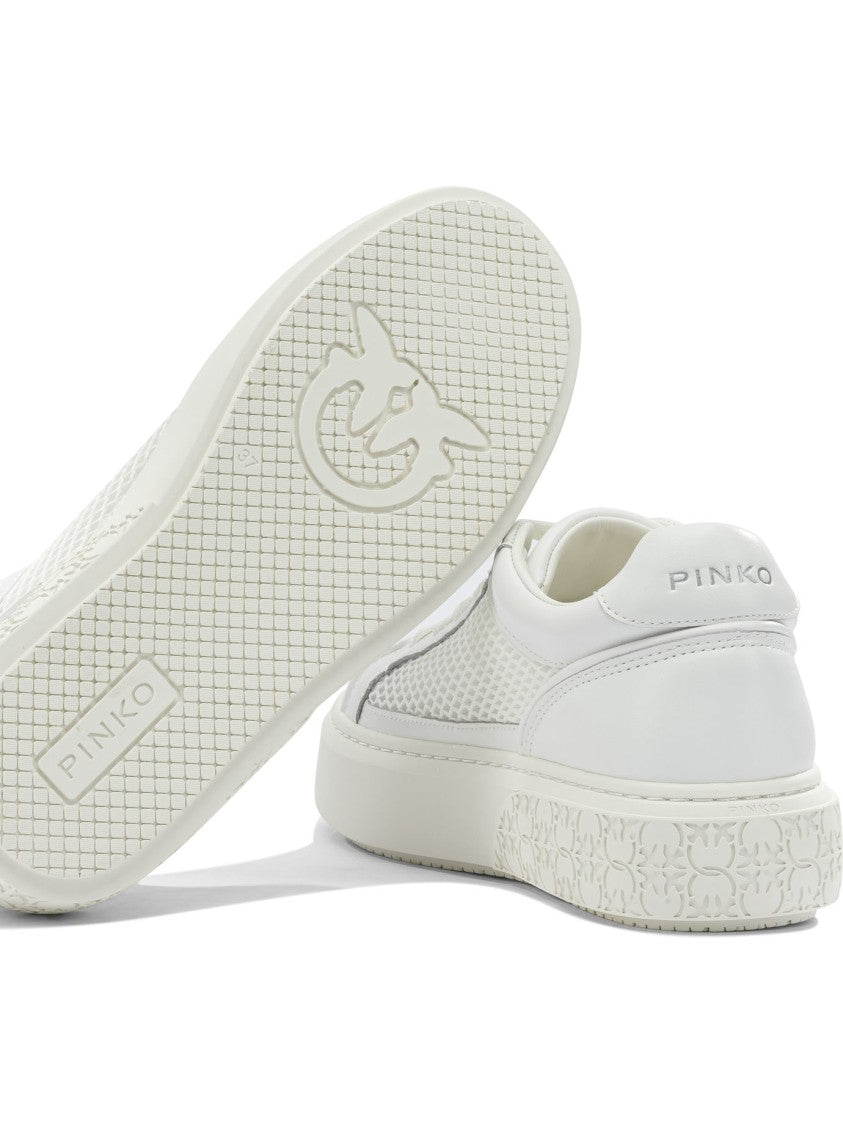 Pinko Low-Top Sneakers With Leather