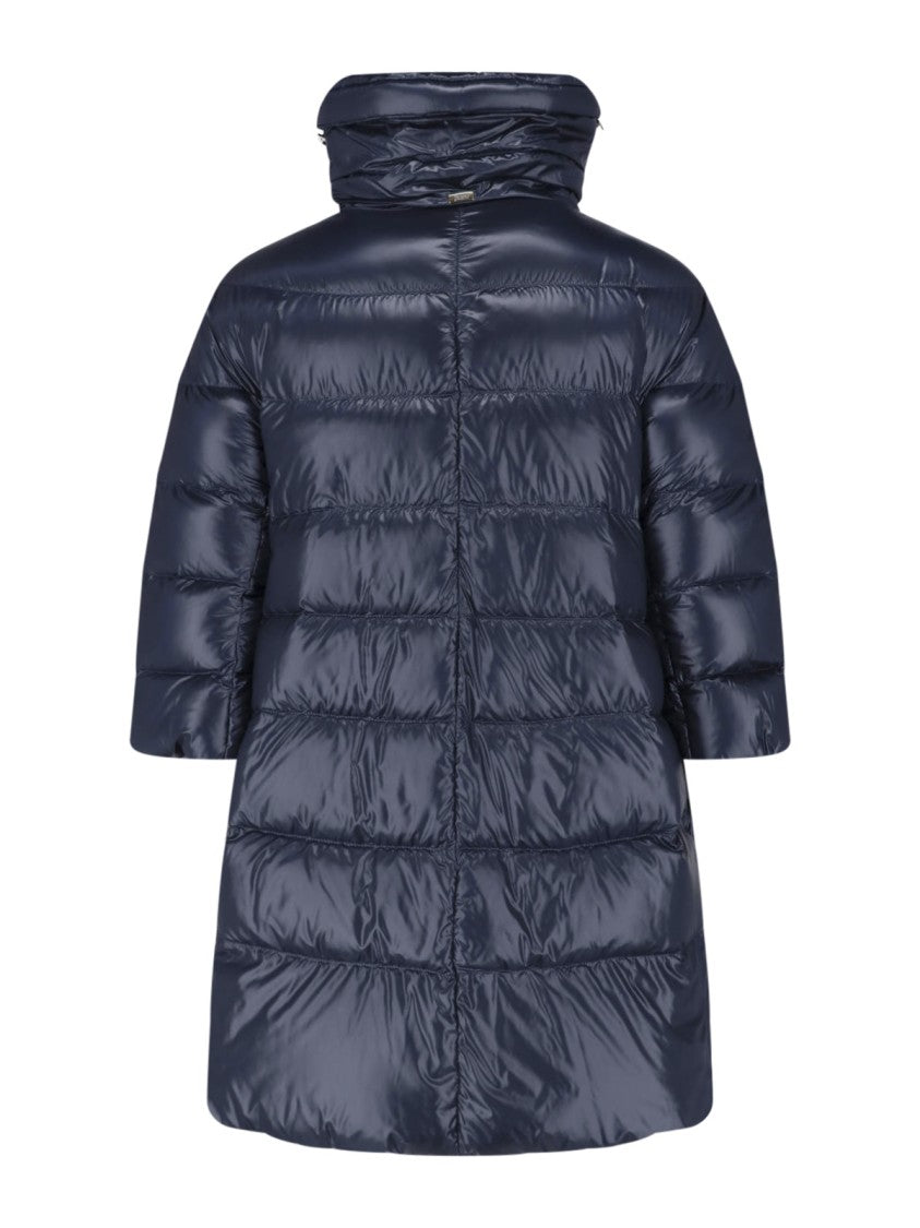 Herno Blue Cleofe Waterproof Down Jacket
