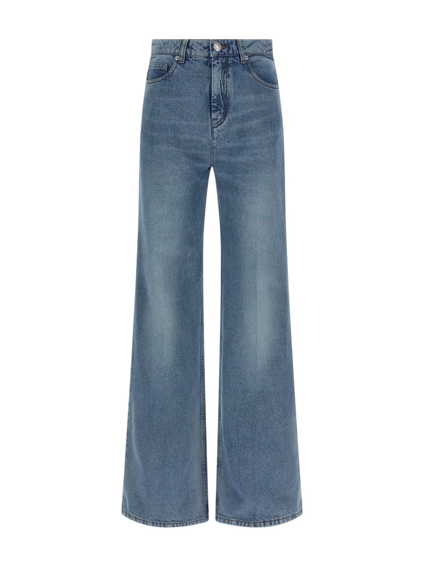 Ami Paris Blue High Waist Denim Jeans