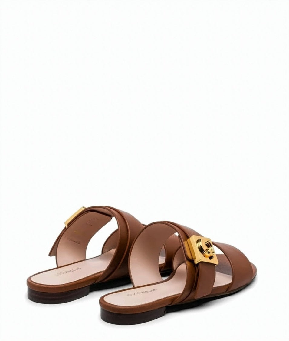 Coccinelle Me Lock Cow Leather Sandals