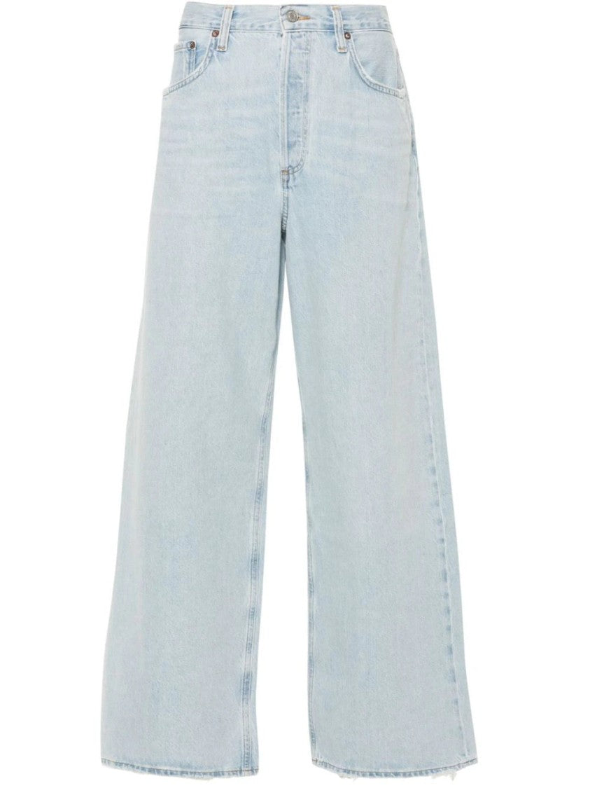 Agolde Low Slung Baggy Cotton Jeans