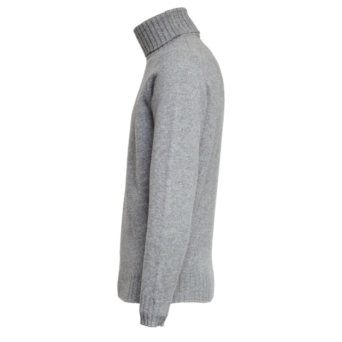 Filippo De Laurentiis High Turtleneck Ribbed Cashmere Wool Sweater