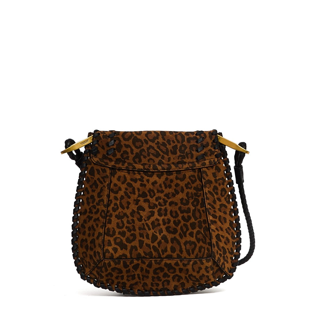 Isabel Marant Anahi Leopard Leather Shoulder Bag